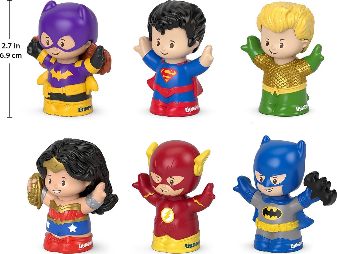 Little People DC Super Friends 6-Figure Set view 4