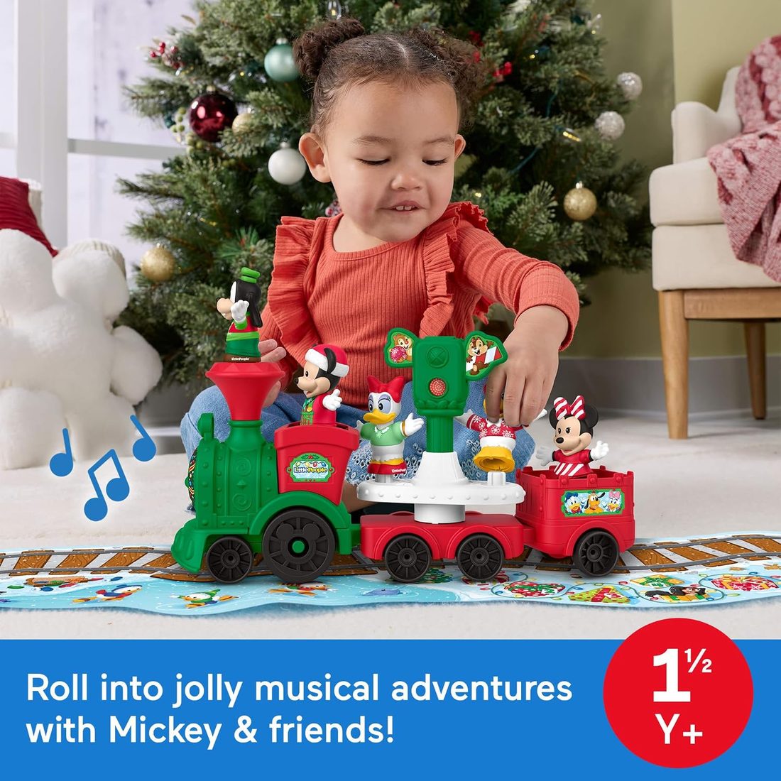 Little People Disney Jr Musical Christmas Train view 2