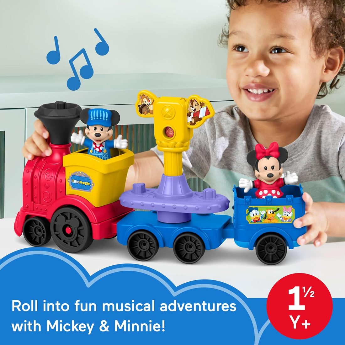 Little People Disney Mickey & Minnie Musical Train view 3
