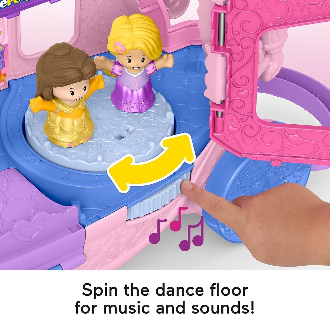 Little People Disney Princess Pull-Along Musical Carriage view 4
