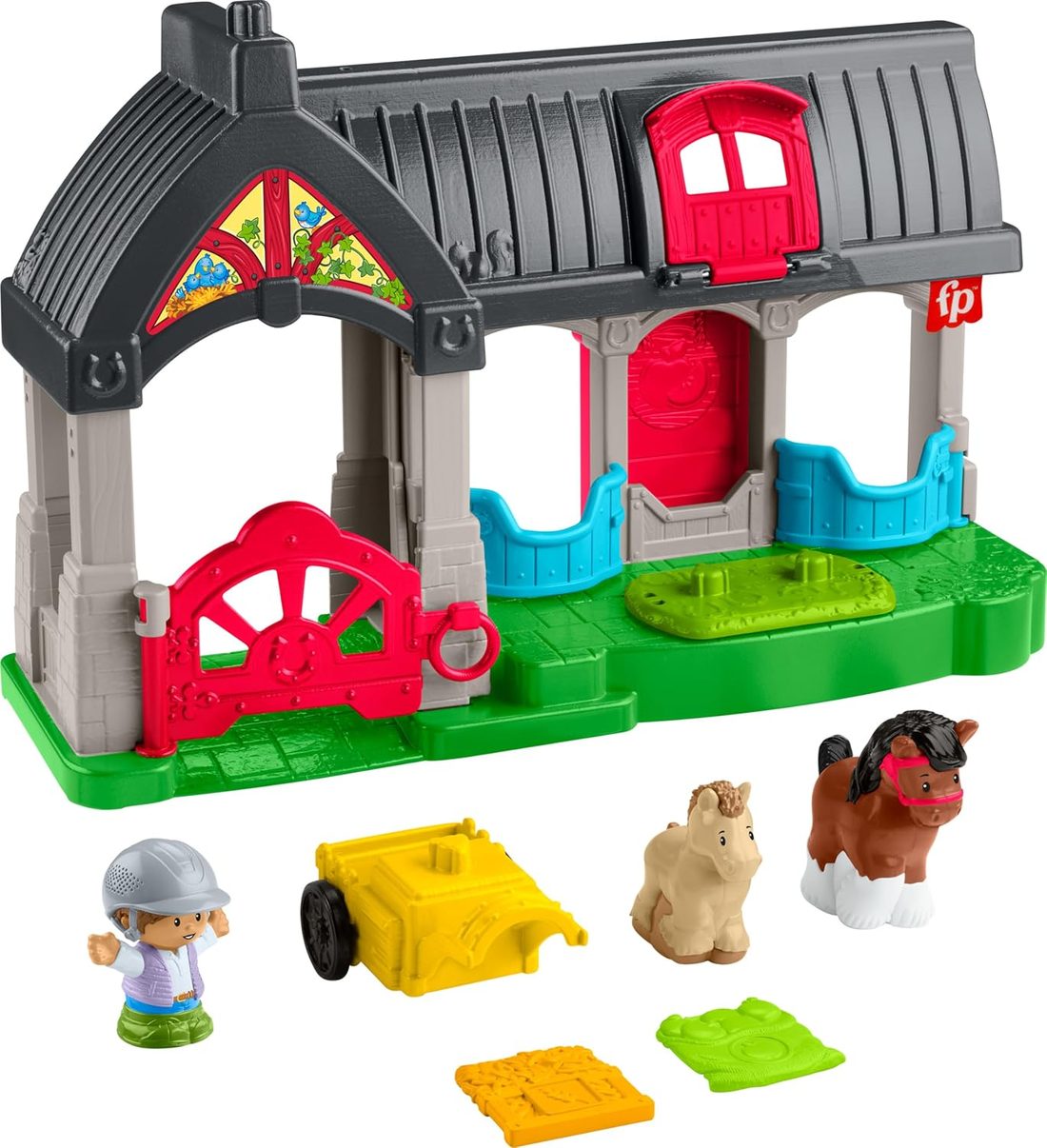 Little People Friendly Horses Stable Playset