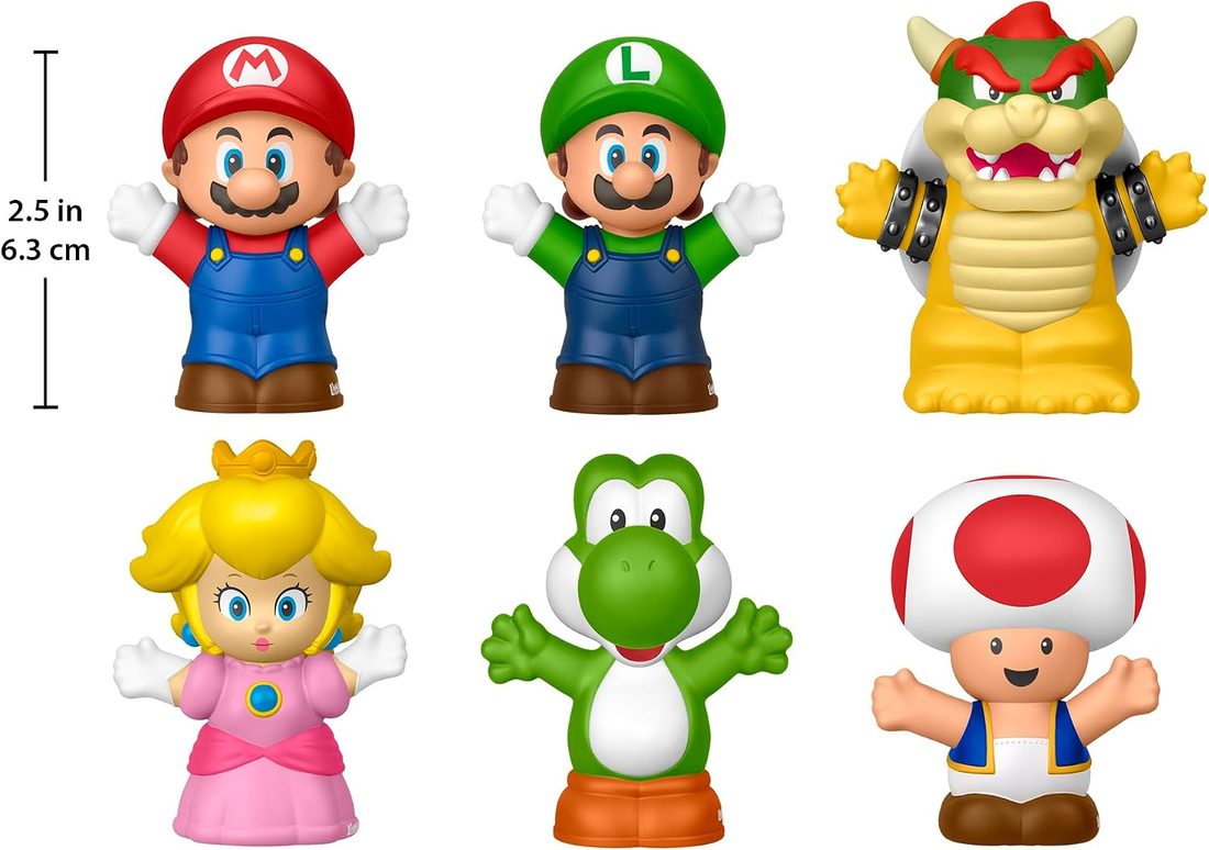 Little People My Mario 6-Piece Character Figure Set view 4