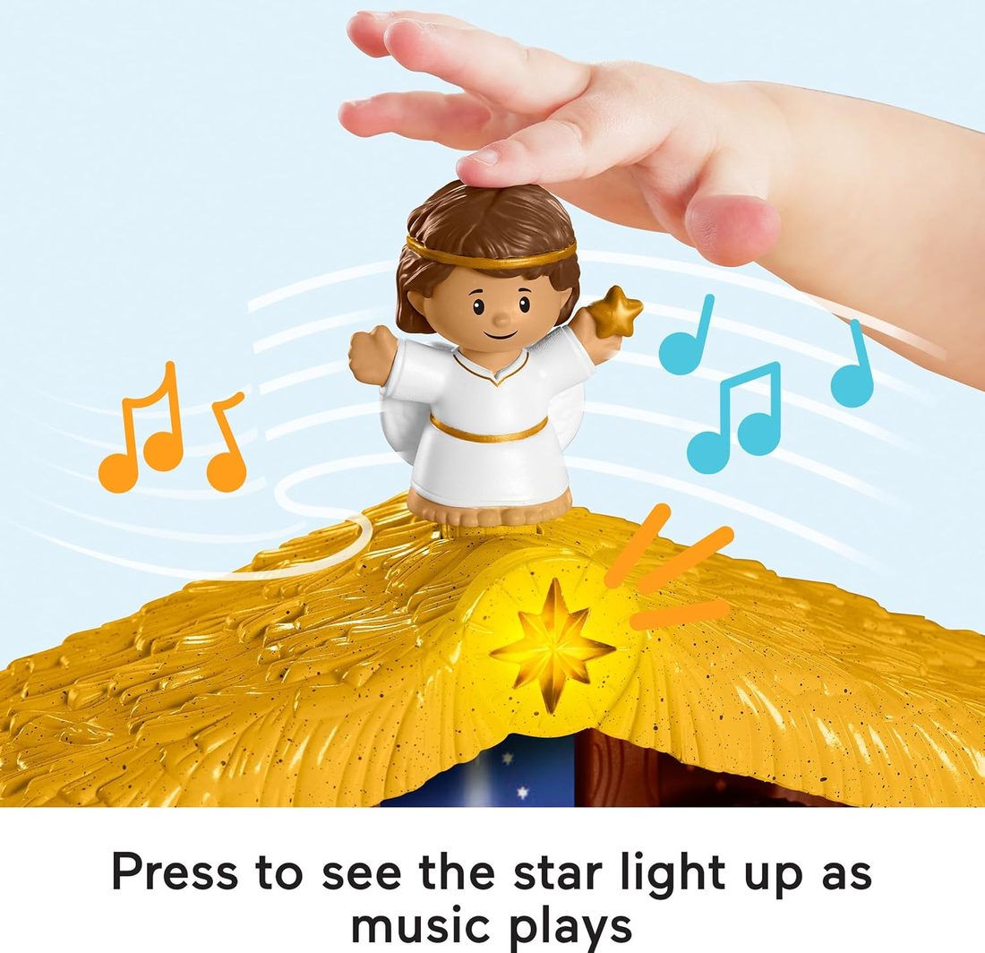 Little People Nativity Set with Music & Lights view 3