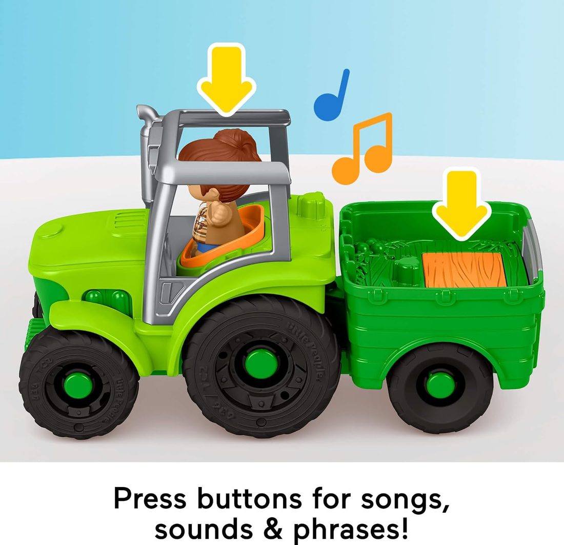 Little People Push & Play Tractor view 3